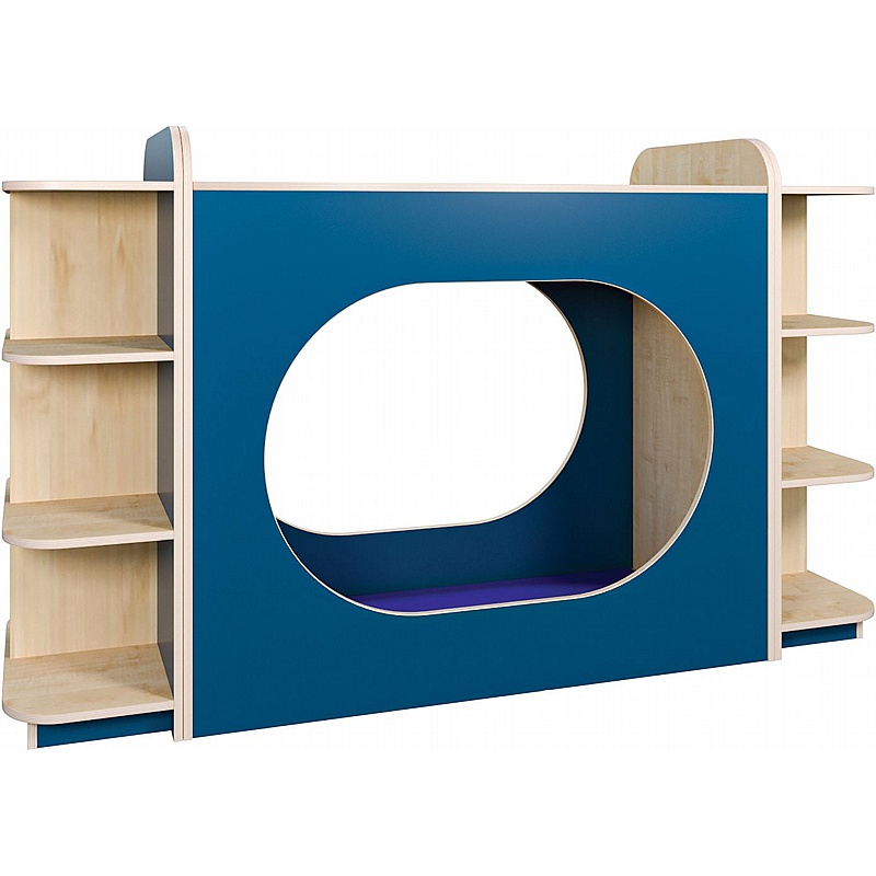 KubbyClass Library Hideaway Double Play Nook and Storage Bundle - Education