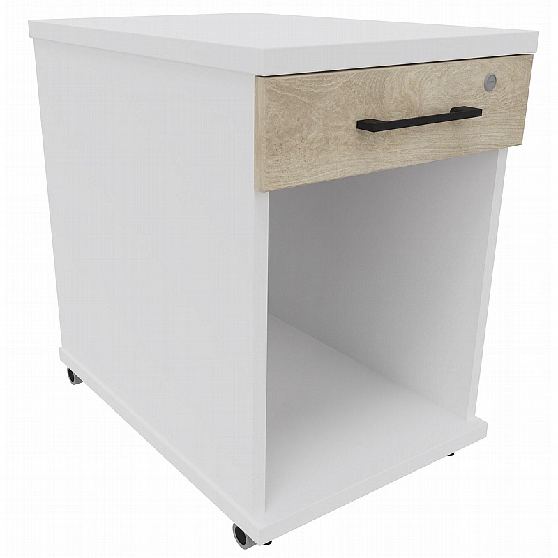 Unified Duo Tall Mobile Under Desk Lever Arch Storage Pedestals - Office Furniture