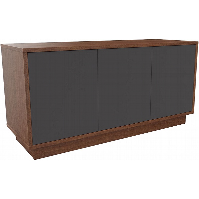 Boss Design Contract 3 Door Desk High Credenza with Plinth Base - Office Furniture