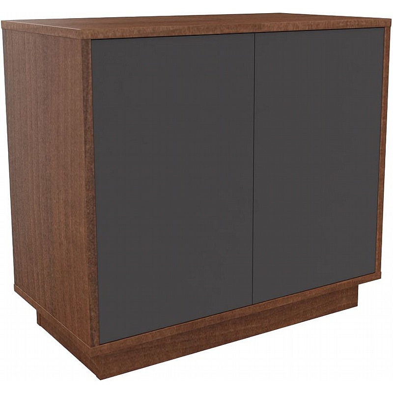 Boss Design Contract 2 Door Tall Credenza with Plinth Base - Office Furniture