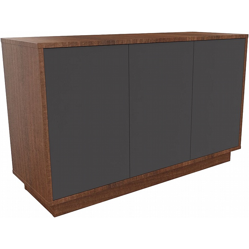 Boss Design Contract 3 Door Tall Credenza with Plinth Base - Office Furniture