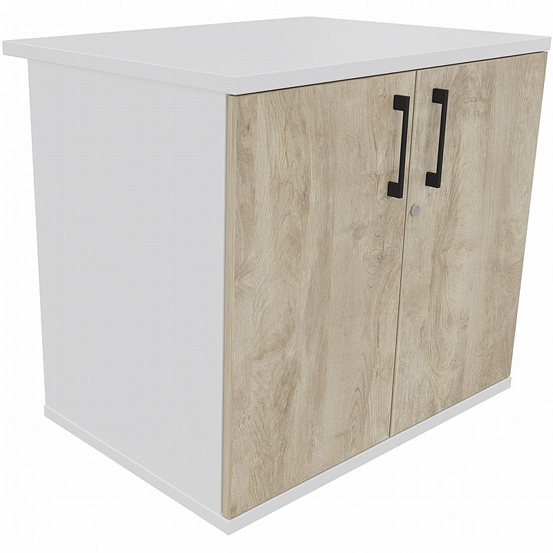 Unified Duo Desk High Double Door Office Cupboards - Office Furniture