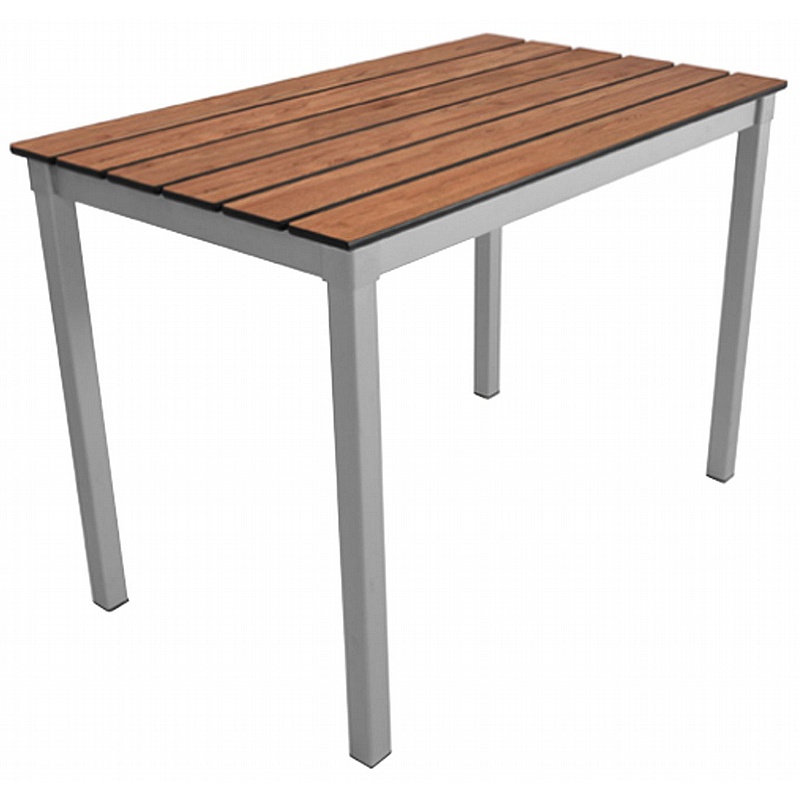 Gopak EnviroSlat Compact Rectangular Outdoor Picnic and Dining Tables - Office Furniture