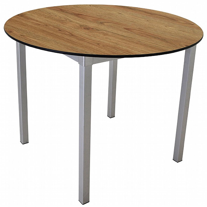 Gopak EnviroSolid Compact Round Outdoor Picnic and Dining Tables - Office Furniture