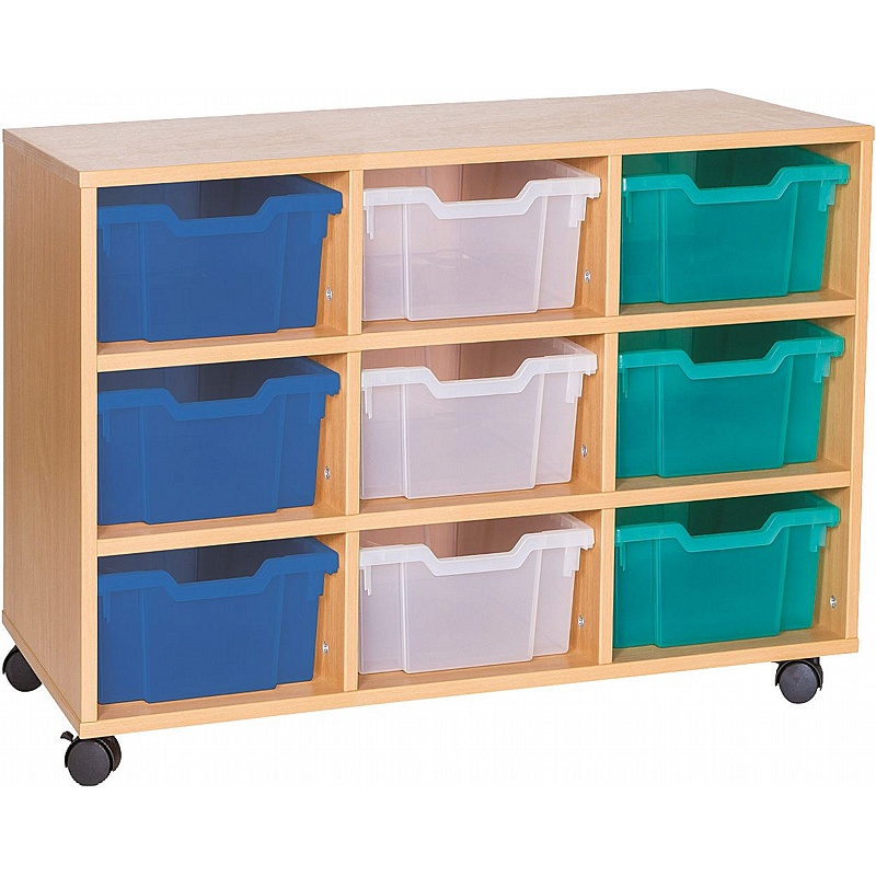 EduStore Triple Column 9 Deep Tray Storage - Education