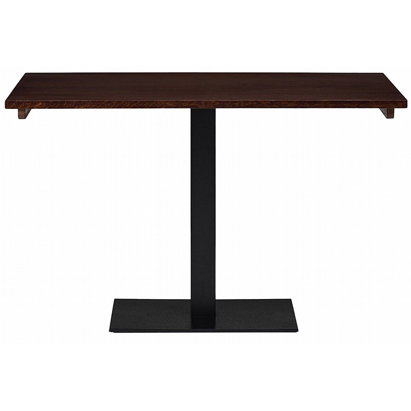 Forza Rectangular Solid Wood Single Upright Breakout and Cafe Tables - Office Furniture