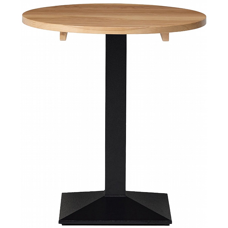 Quattro Round Solid Wood Breakout and Cafe Tables - Office Furniture