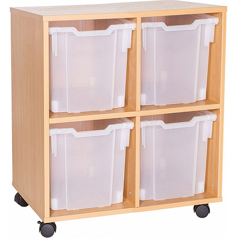 EduStore Double Column 4 Jumbo Tray Storage - Education