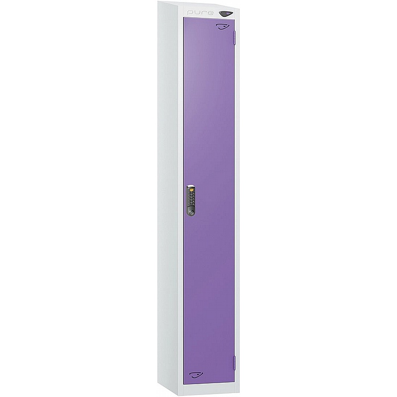 Pure Antibacterial Sloping Top Lockers with Digital Combination Lock - Lockers & Cloakroom