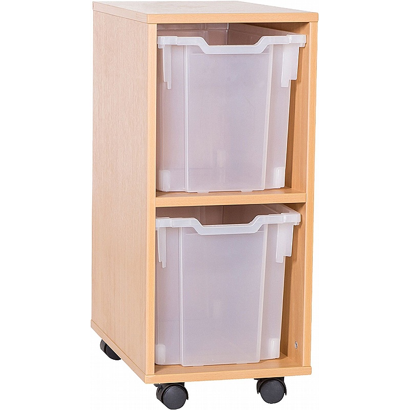 EduStore Single Column 2 Jumbo Tray Storage - Education