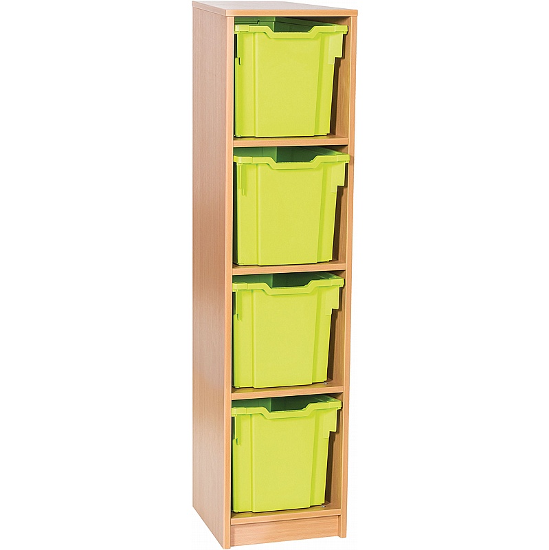 EduStore Static Single Column 3 Jumbo Tray Storage - Education