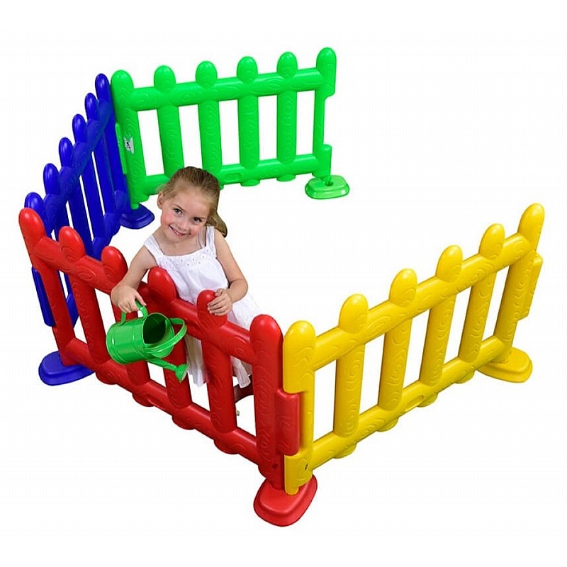 In and Out Colourful Picket Fences - Education