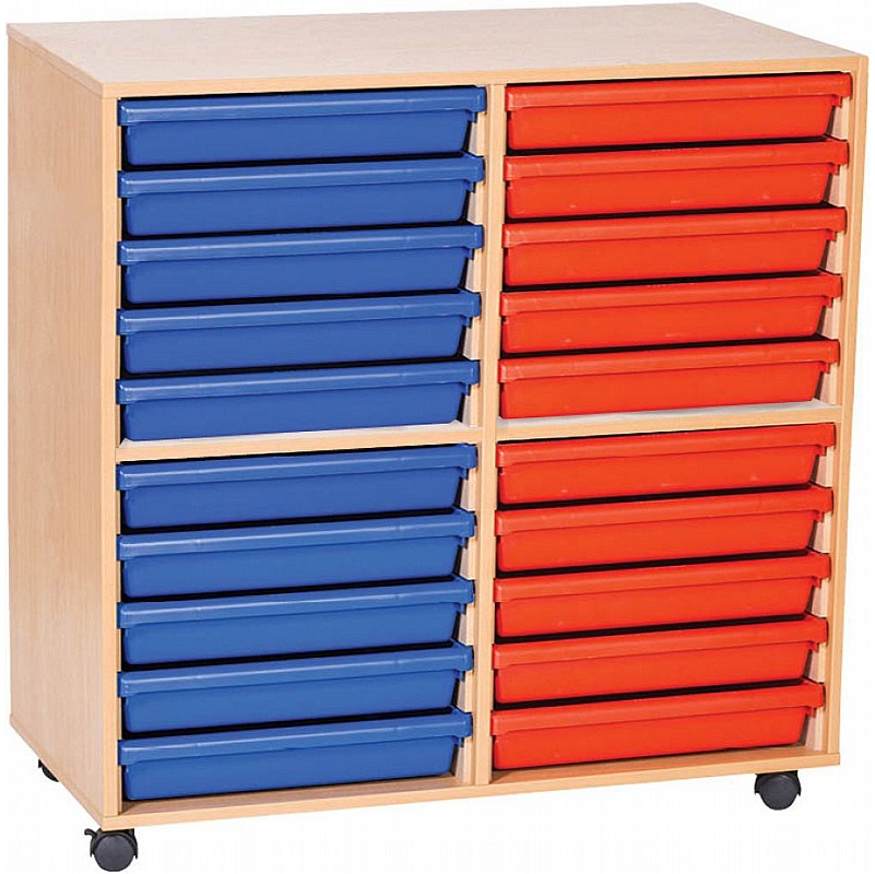 EduStore Double Column 20 A3 Tray Storage - Education