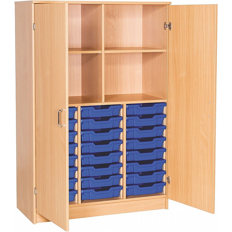 EduStore Triple Column 24 Shallow Tray Combination Cupboards - Education