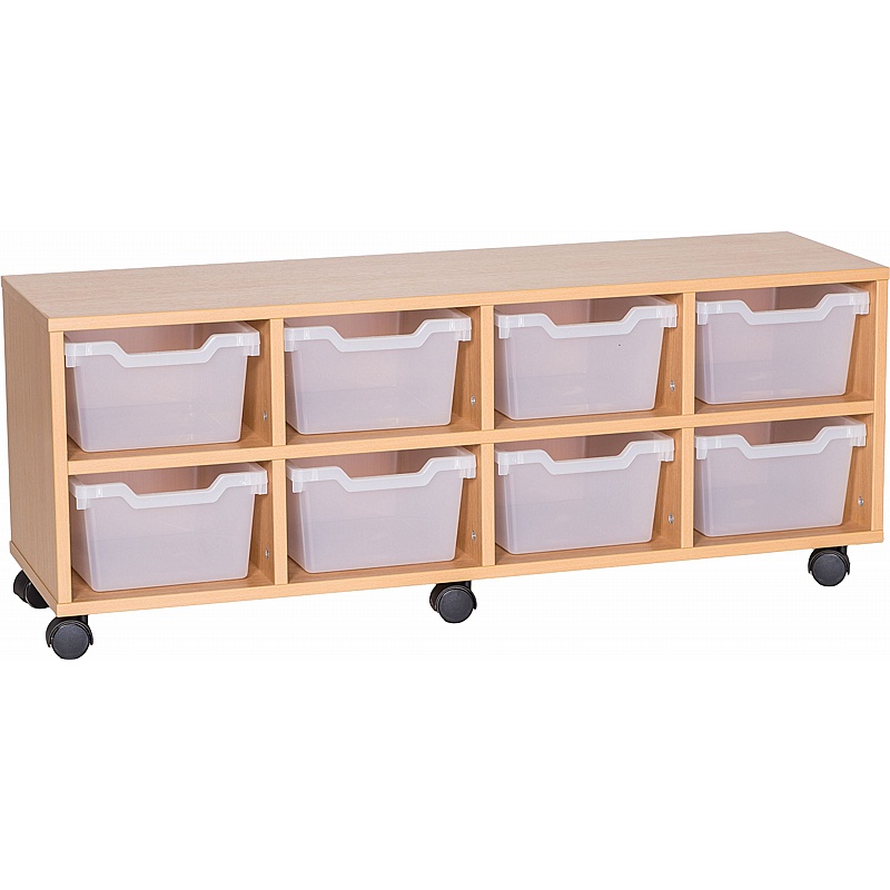 Cubby Quad Column 8 Deep Tray Storage - Education