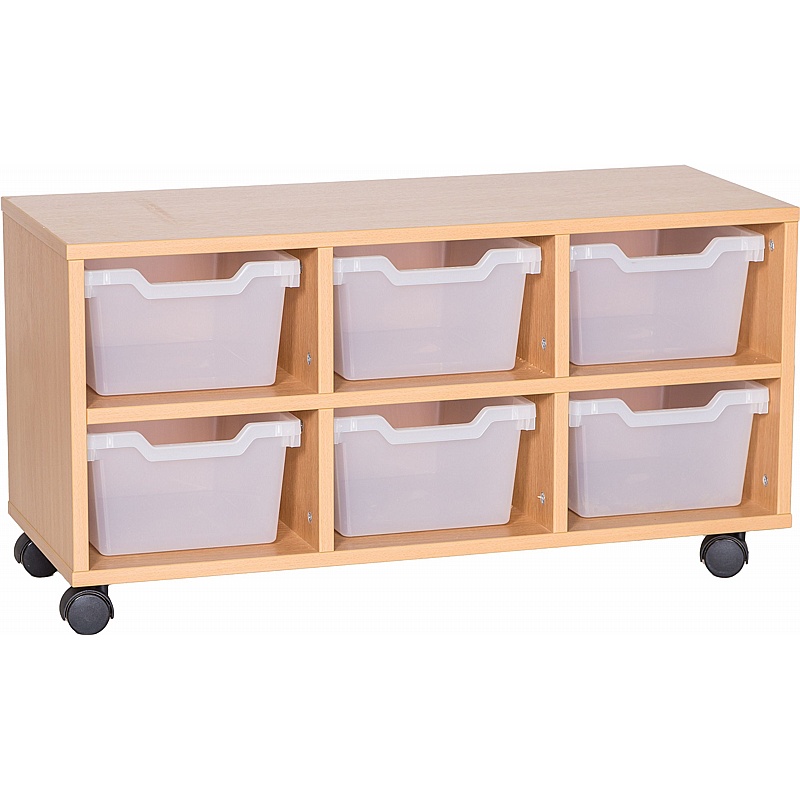 Cubby Triple Column 6 Deep Tray Storage - Education
