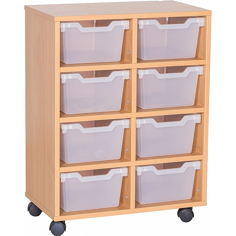 Cubby Double Column 8 Deep Tray Storage - Education