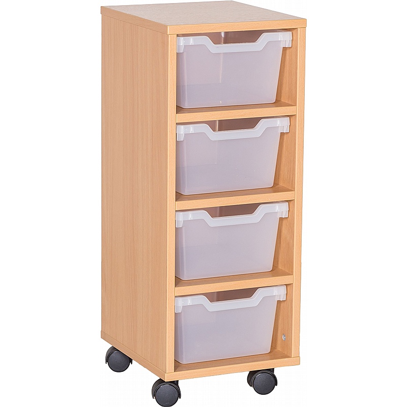 Cubby Single Column 4 Deep Tray Storage - Education