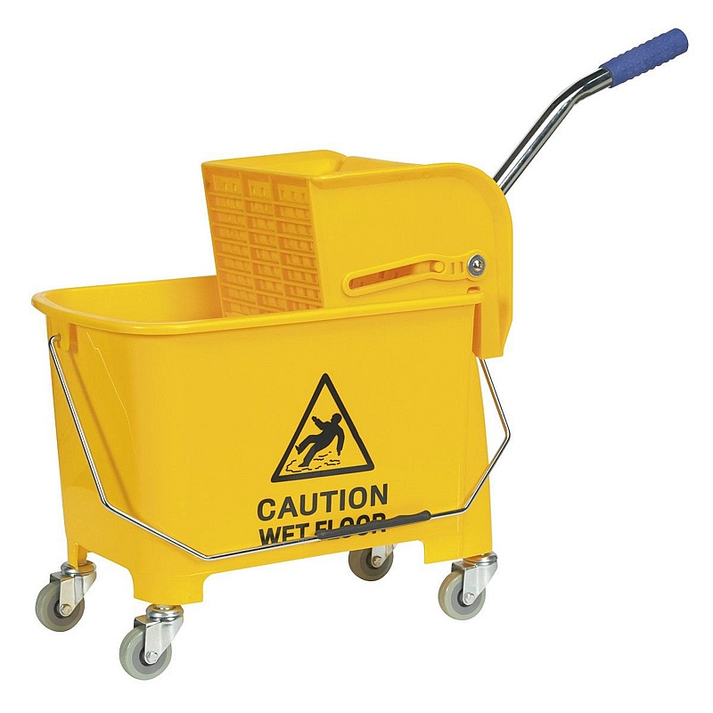 Heavy Duty Mop Bucket with Side Wringer - Cleaning & Hygiene