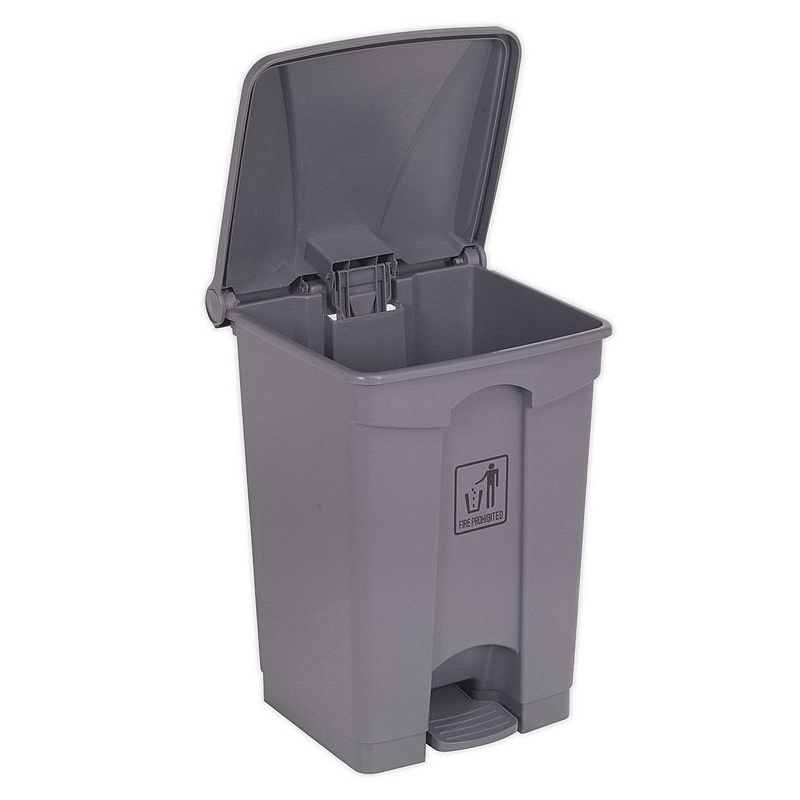 45L Heavy Duty Refuse Waste Bin with Foot Pedal - Premises
