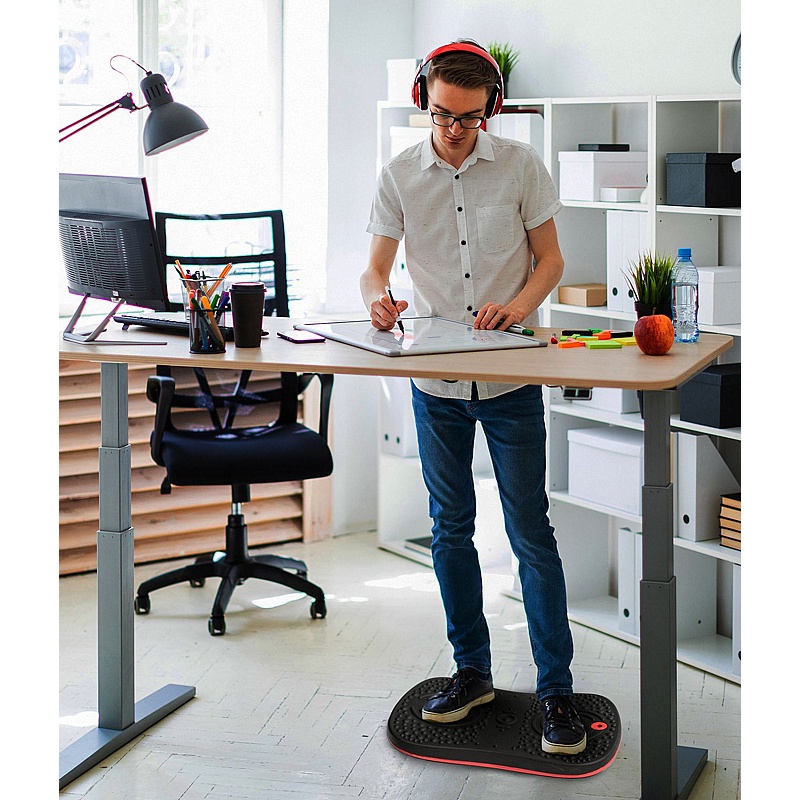 AFS-TEX Active Anti-Microbial Exercise Wobble Balance Board - Office Furniture