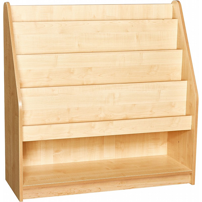 KubbyClass Early Years Nursery Angled Display Bookcase - Education