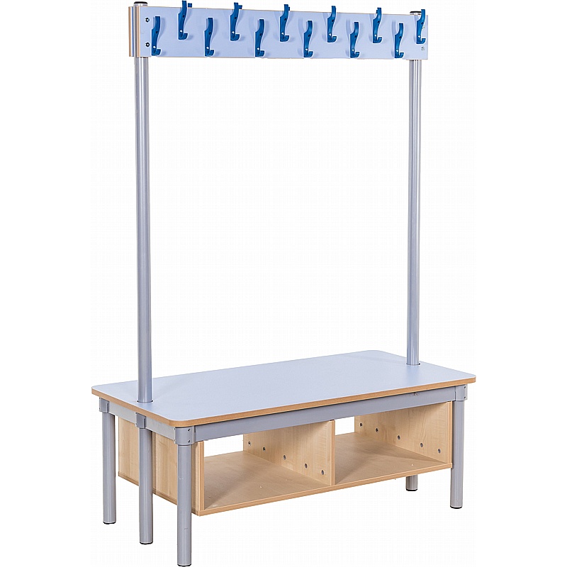 KubbyClass Double Sided Cloakroom Benches - Education