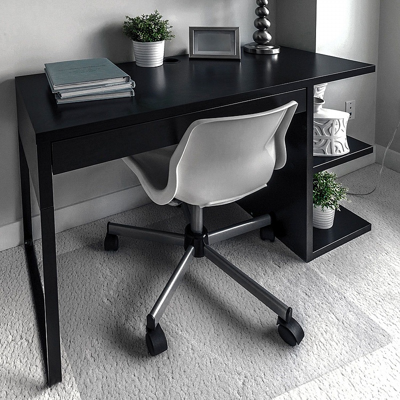 Cleartex Enhanced Polymer Rectangular Anti-Slip Chair Mat for Hard Floors - Office Furniture