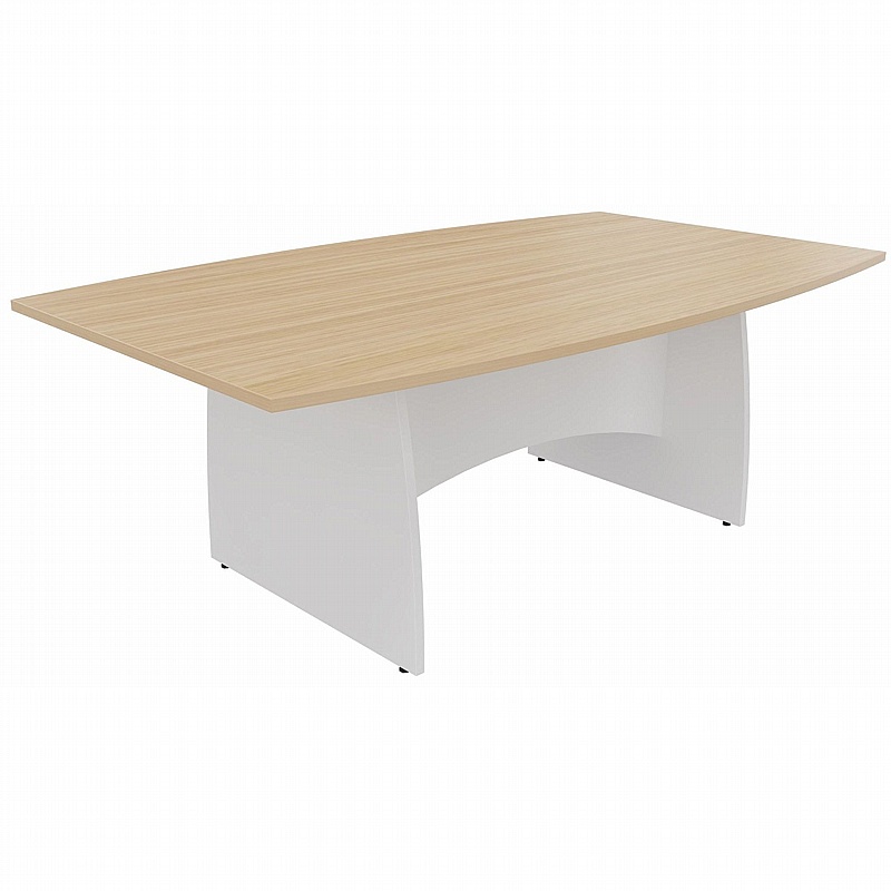 Confer Duo Boat Shaped Meeting and Boardroom Tables - Office Furniture