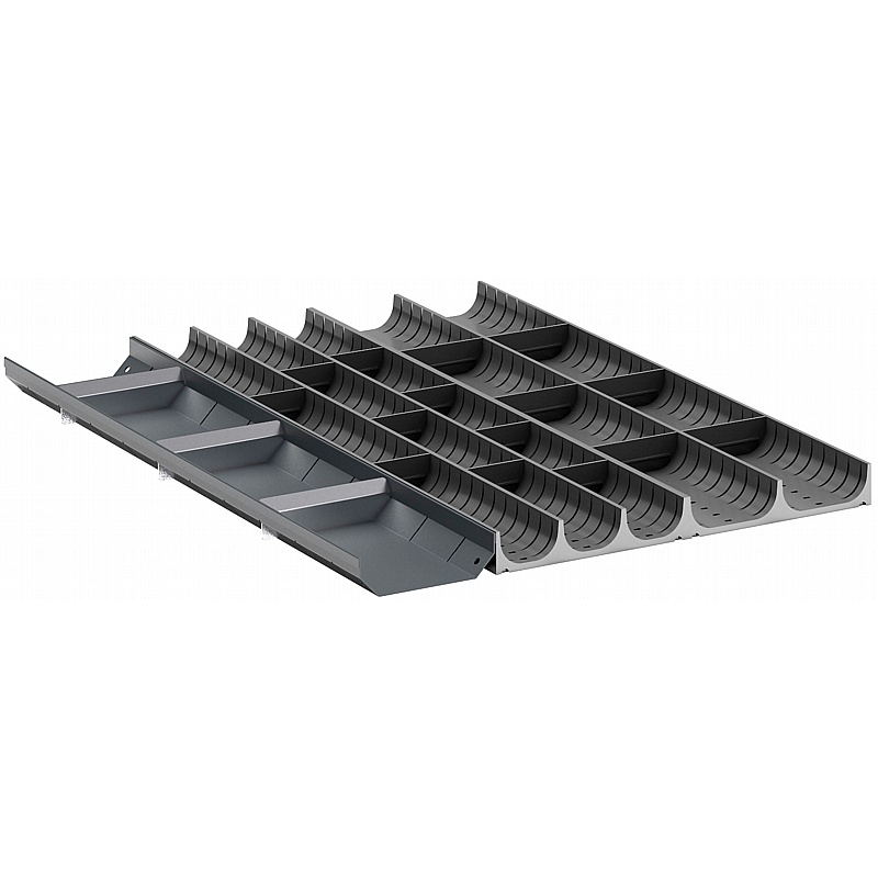 Bott Cubio Plastic Trough Drawer Dividers for 525W x 650D Cabinets - Workshop