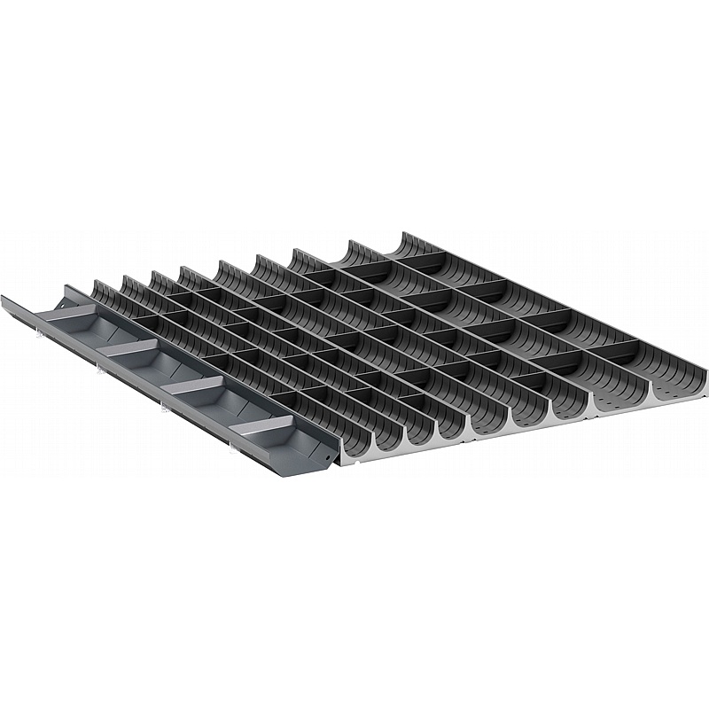 Bott Cubio Plastic Trough Drawer Dividers for 650W x 750D Cabinets - Workshop