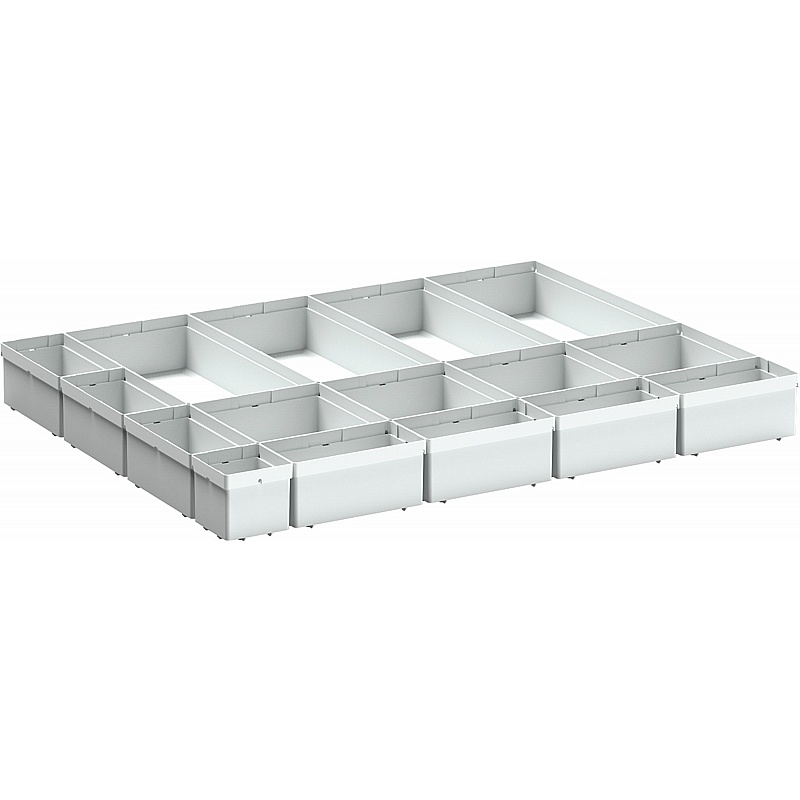 Bott Cubio Plastic Box Drawer Dividers for 800W x 650D Cabinets - Workshop