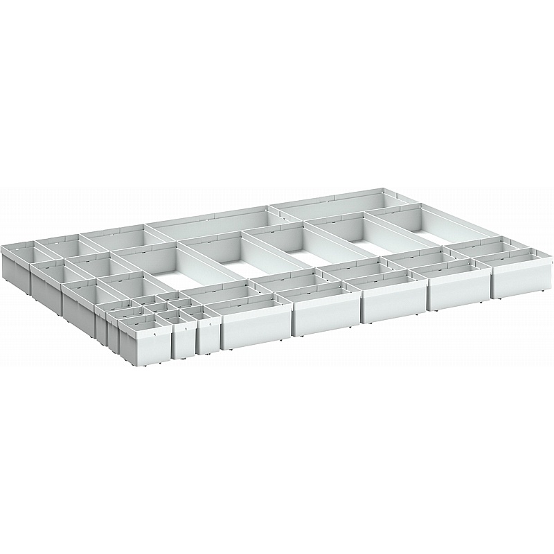 Bott Cubio Plastic Box Drawer Dividers for 1050W x 750D Cabinets - Workshop