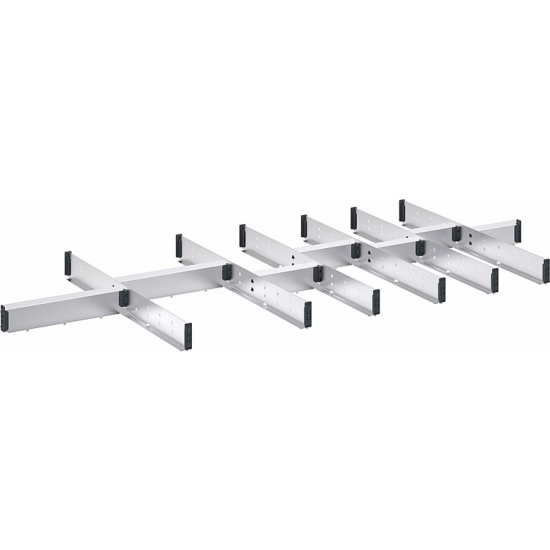 Bott Cubio Metal Drawer Dividers for 1300W x 650D Cabinets - Workshop