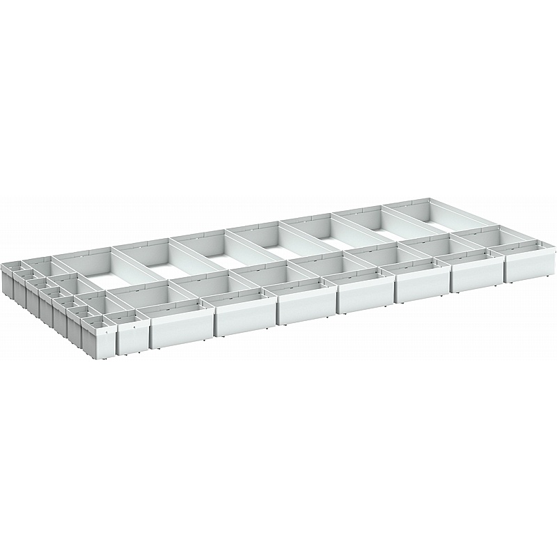 Bott Cubio Plastic Box Drawer Dividers for 1300W x 650D Cabinets - Workshop
