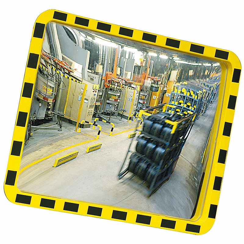 View-Minder Industrial Duty Rectangular Traffic Mirrors - Premises