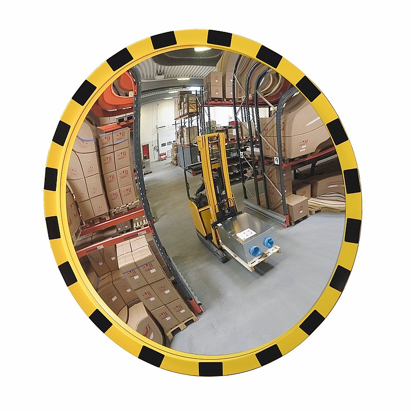 View-Minder Industrial Duty Round Traffic Mirrors - Premises