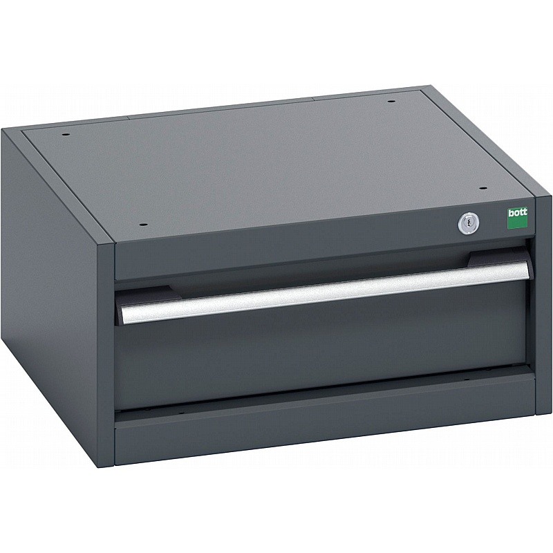Bott Cubio 1 Drawer Anthracite Metal Cabinets - Workshop