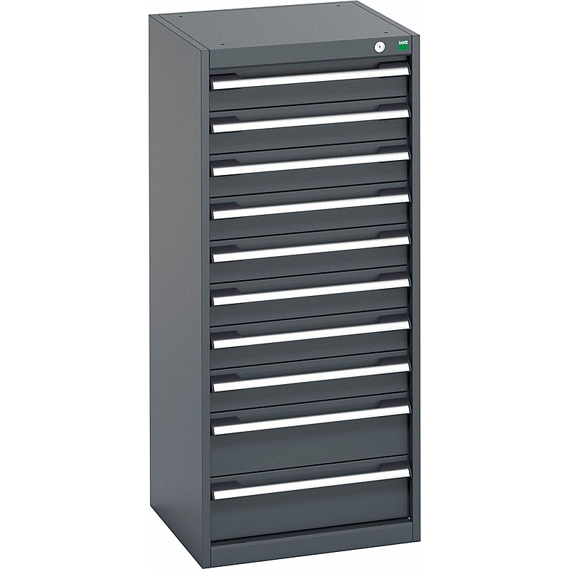Bott Cubio 10 Drawer Anthracite Metal Cabinets - Workshop
