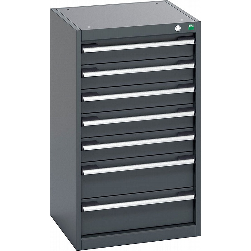 Bott Cubio 7 Drawer Anthracite Metal Cabinets - Workshop