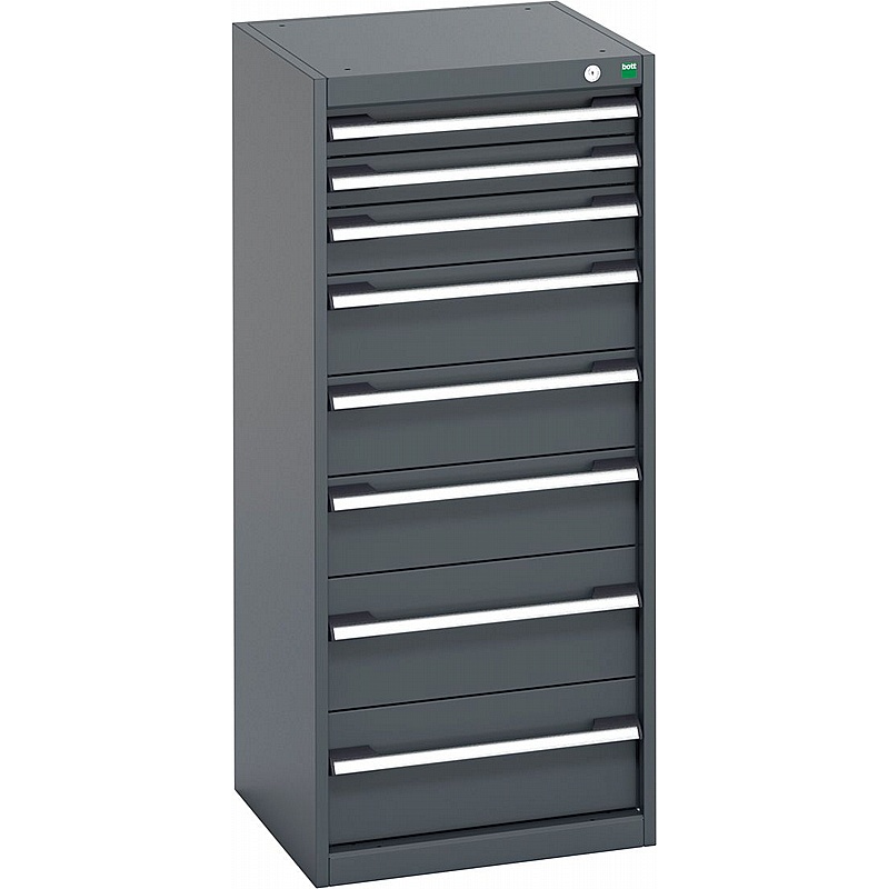 Bott Cubio 8 Drawer Anthracite Metal Cabinets - Workshop