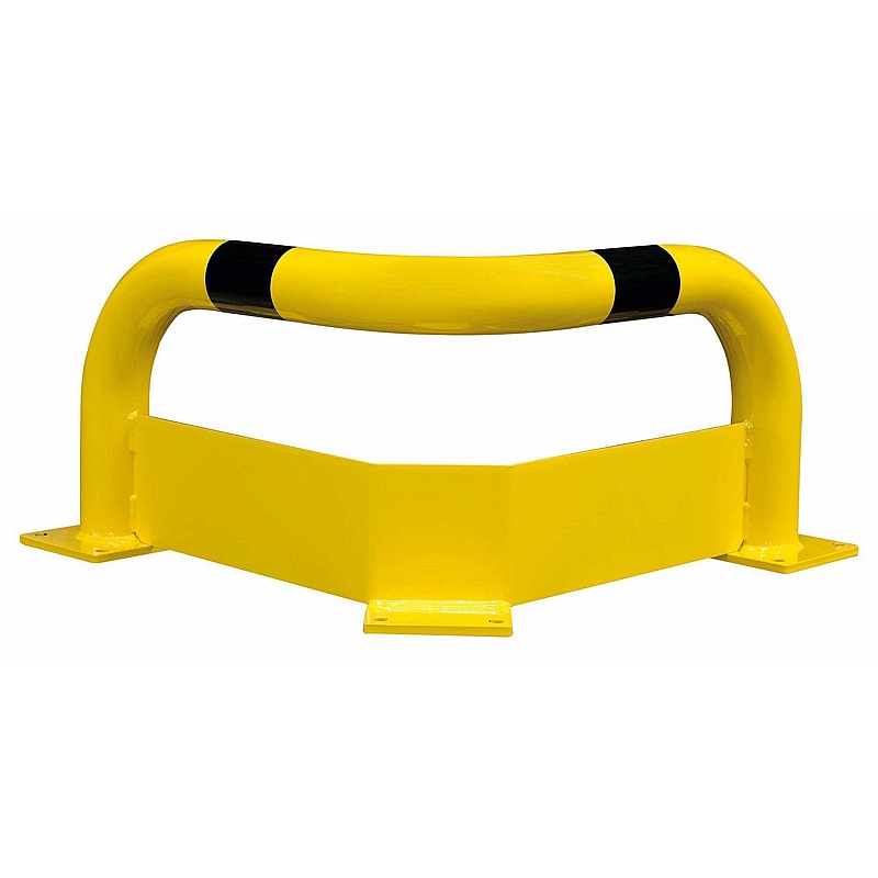 Black Bull Impact Protection Corner Hoop Guards with Under Run Protection - Premises