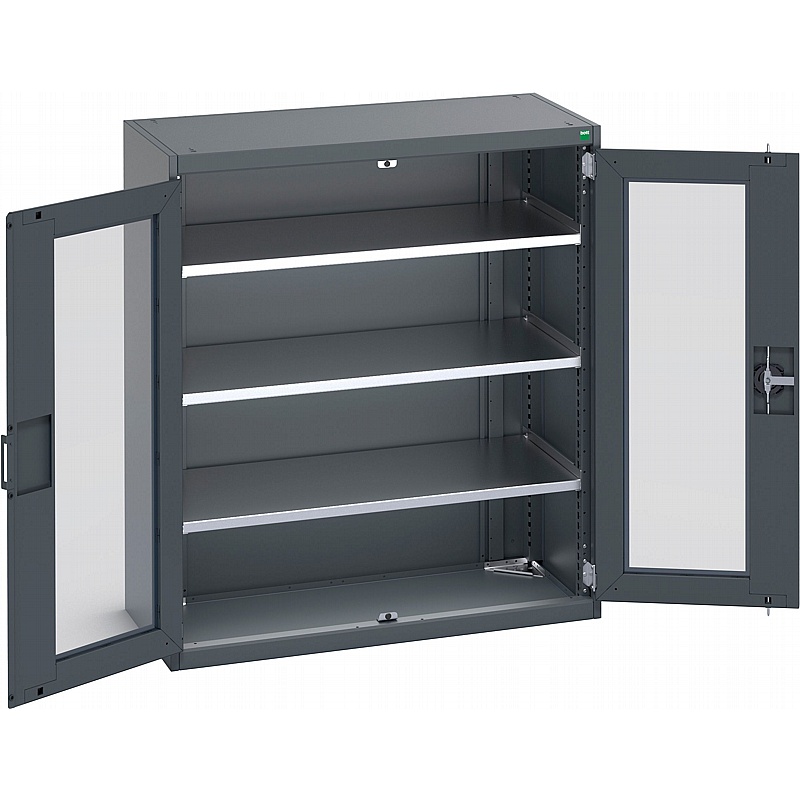 Bott Cubio Vision Anthracite Compact Metal Cupboards - Workshop