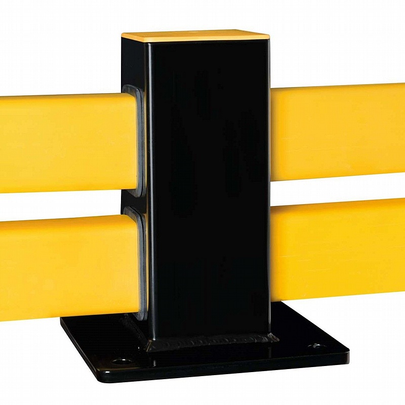 Black Bull FLEX Hybrid Impact Protection Low Level Middle Posts - Premises