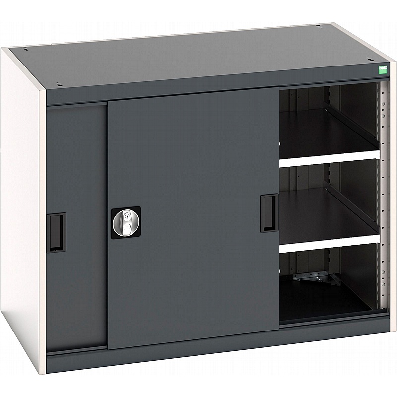 Bott Cubio Sliding Door Metal Cupboards - Workshop