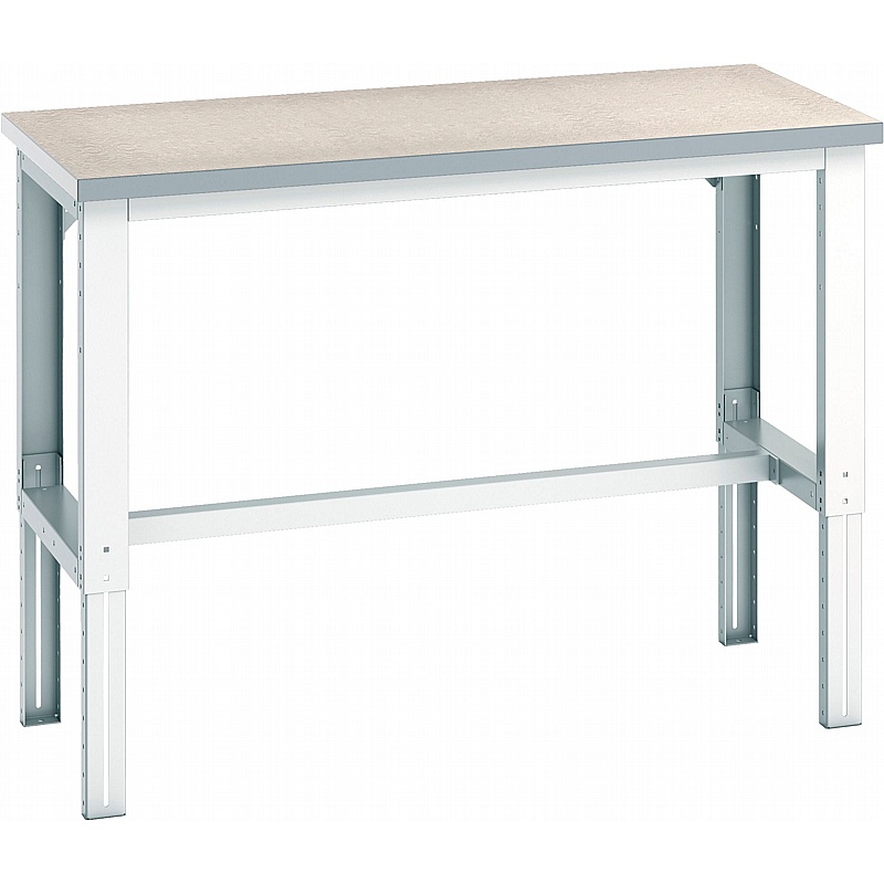 Bott Cubio Rectangular Lino Height Adjustable Work Benches - Workshop