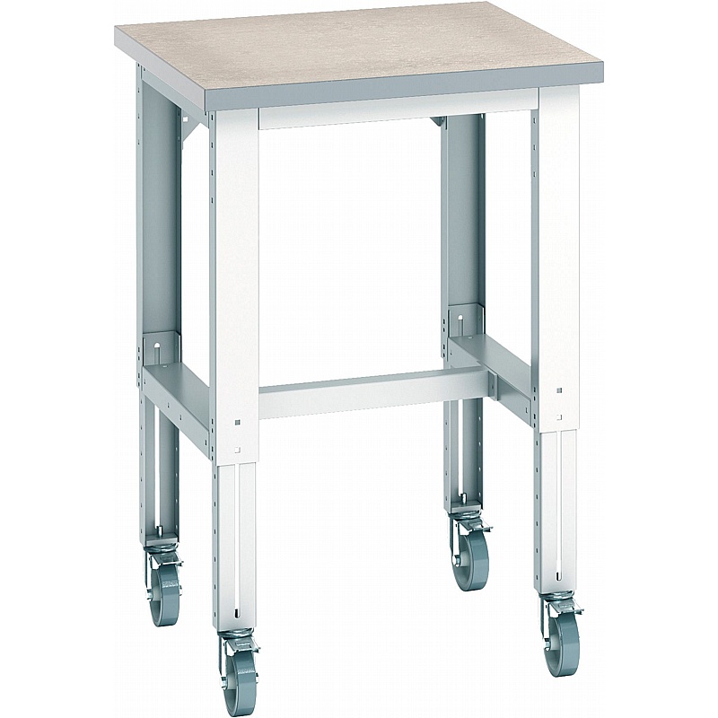 Bott Cubio Square Mobile Lino Height Adjustable Work Benches - Workshop