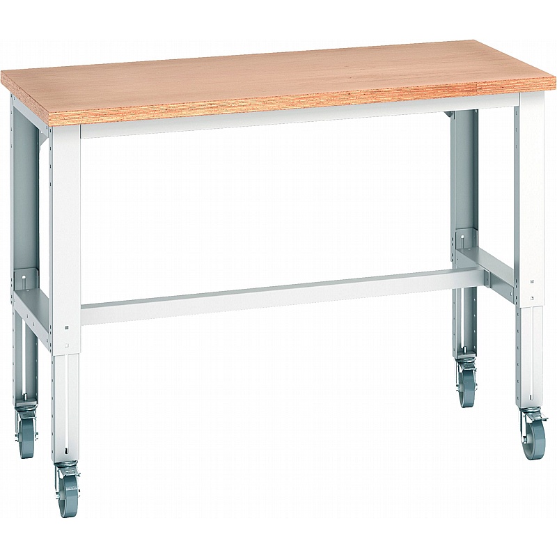 Bott Cubio Rectangular Mobile Multiplex Height Adjustable Work Benches - Workshop