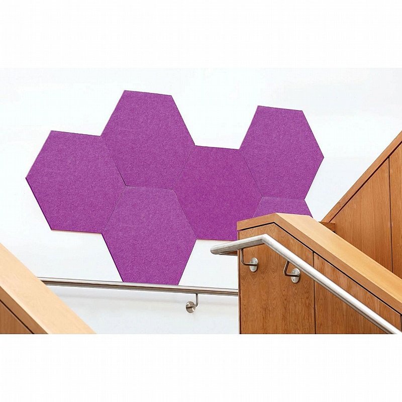 Bottle Boards Eco-Friendly Hexagonal Noticeboards - Office Furniture