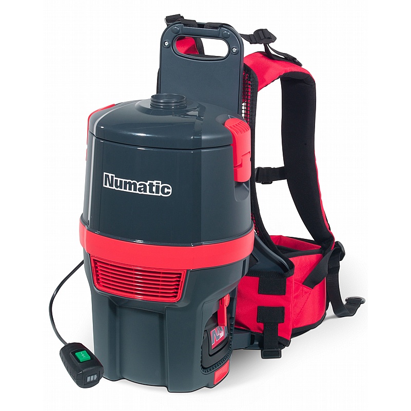 Numatic Pro Cordless RSB150NX Rucsac Backpack Commercial Dry Vacuum Cleaner - Cleaning & Hygiene